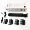 Машинка для стрижки волосся Vintage T9-2 BLACK 4 насадки