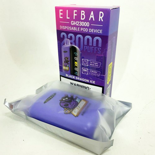 ELF BAR GH 23000 5%. Черный Дракон (Ледяной Черный Дракон)