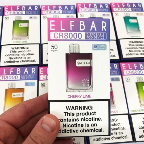 Elf Bar CR8000. Вишня Лайм (Cherry Lime)