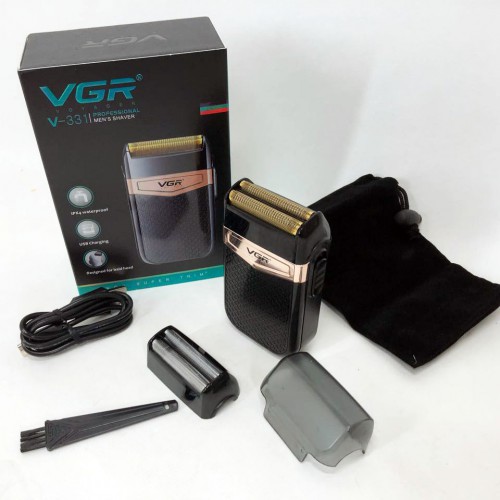 Електробритва VGR V-331, шейвер бритва тример для стрижки вусів та бороди професійна чоловіча бритва
