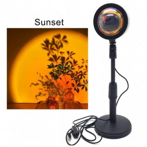 Лампа Атмосферна Проекційний Світильник ЗАМОВЛЕННЯ Atmosphere Sunset Lamp ефект веселки, Лампа ефект сонця