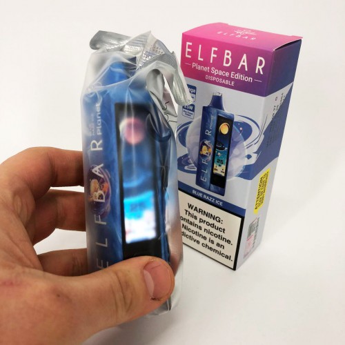 ELF BAR Planet 25000. Синя Малина (Blue Razz Ice)