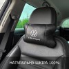 Шкіряна подушка на підголівник Volkswagen – ортопедична для авто