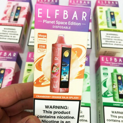 ELF BAR Planet 25000. Журавлина Апельсин Баджо (Cranberry Orange Baja Splash)