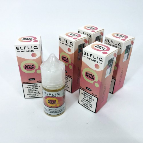 Рідина ELFLIQ 30мл 5%. Яблуко персик (Apple Peach)