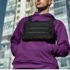 Тактична нагрудна сумка з Cordura 1000D, розгрузка чоловіча чорна