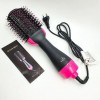 Фен Щітка гребінець 3в1 One step Hair Dryer 1000 Вт 3 режими випрямляч для укладання волосся стайлер з функцією іонізації