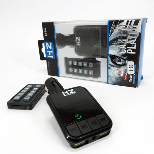 Трансмітер/модулятор H86BT, FM модулятор з bluetooth, FM трансмітер в машину, Якісний фм модулятор