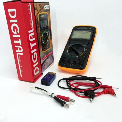 Мультиметр цифровий Digital DT-9208A універсальний, мультиметр для дому, гарний мультиметр