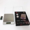 Ваги ювелірні Domotec MS-1729B електронні з 2-ма чашами 0,01-500 гр, Кишенькові ваги для золота