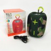 Портативна Bluetooth колонка TG658 8W з RGB підсвічуванням, Гучна блютуз колонка. Колір: камуфляж