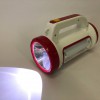 Ліхтар кемпінговий з сонячною панеллю 5158-LED-COB power bank, кемпінговий ліхтар-лампа. Колір: червоний