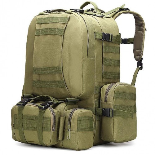 Сумка - підсумк тактична поясна Tactical військова, сумка нагрудна з ременем на плече 5 літрів кордура хакі