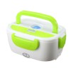 Ланч бокс електричний з підігрівом Lunch Heater 220 V Pro, Термос для їжі для дітей. Колір: зелений