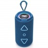 Bluetooth колонка портативна TG656 FM-радіо, потужна переносна акустична колонка. Колір: синій