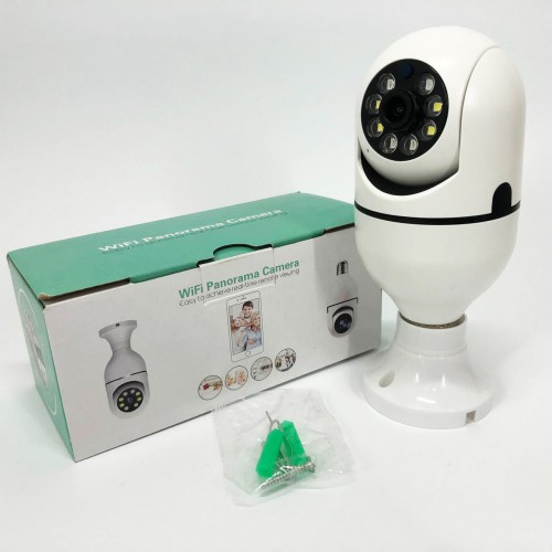 Камера відеоспостереження лампочка CAM L1 E27 WIFI IP 360/90 поворотна