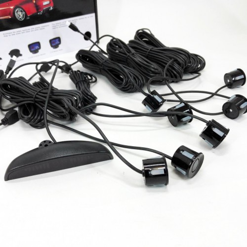 Парктронік (паркувальний радар) Assistant Parking Sensor, 8 чорних датчиків