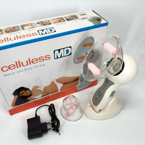 Масажер вакуумний антицелюлітний Celluless MD NEW вакуумно-роликовий ефективний масажер Целюлес