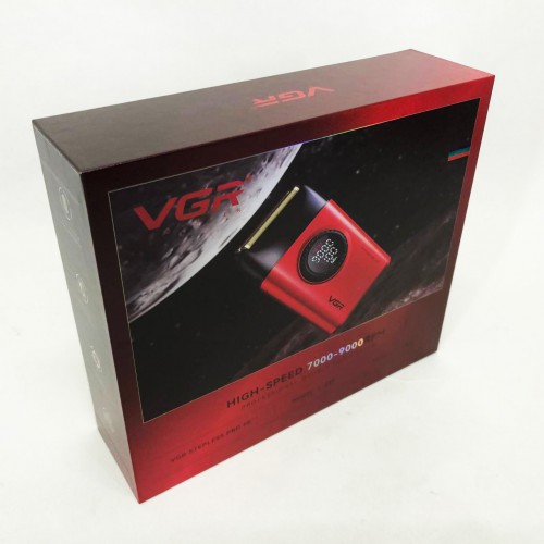 Електробритва VGR V-377 RED шейвер, Електрична акумуляторна бритва для гоління, шейвер чоловічий