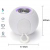 Бездротова потужна колонка TG337 з Bluetooth, RGB-підсвічуванням та радіо. Колір: білий