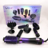 Фен-щітка стайлер VGR 8 в 1 V-488. Колір: фіолетовий