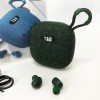 Колонка-Bluetooth із навушниками TG813. Колір: зелений