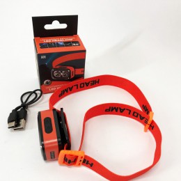 Ліхтар налобний G08-2XPG(white+yellow)+LED(red), Налобний ліхтар для автолюбителів, Led ліхтар налобний