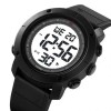 Годинник наручний чоловічий SKMEI 2122BKWT BLACK-WHITE, чоловічий тактичний годинник. Колір: чорний