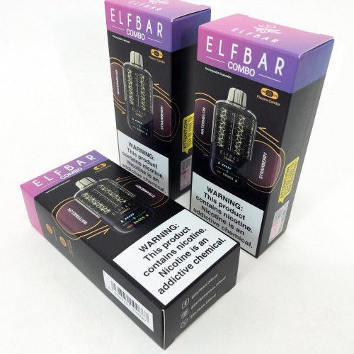 ELF BAR COMBO 25000. Перемикання смаків. Кавун / Полуниця (Watermelon / Strawberry)