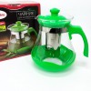 Чайник заварювальний Con Brio Green CB-6215 1,5 л, Чайник самовар скляний. Колір: зелений