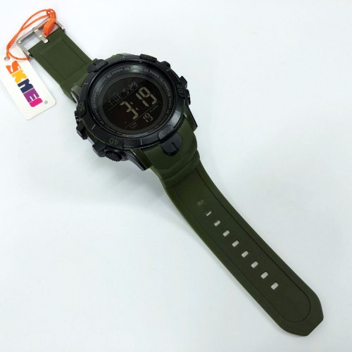 Годинник наручний чоловічий SKMEI 1475AG ARMY GREEN, брендовий чоловічий годинник, годинник для чоловіка. Колір: зелений
