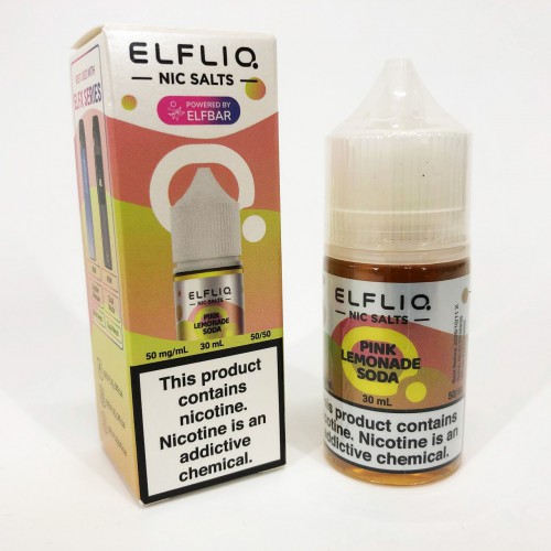 Рідина ELFLIQ 30мл 5%. Рожевий лимонад Сода (Pink Lemonade Soda)