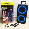 Акустична переносна колонка ZXX-7575 300 Вт акумуляторна з мікрофонами 80х39х33 см