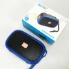 Bluetooth-колонка TG632 з радіо, ліхтарем, сонячною батареєю та гучномовцем. Колір: синій