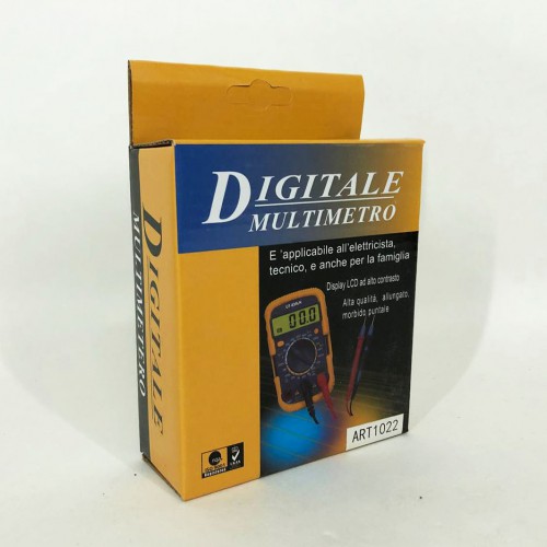 Мультиметр DT-830 LN з підсвічуванням та звуком ABaTap до 750 В Помаранчевий, тестер для вимірювання напруги