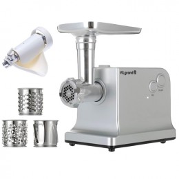 М'ясорубка VILgrand V221-PMG. Колір: срібний