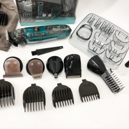 Машинка для стрижки волосся, носа, бороди, бритва VGR V-102 5в1 бездротовий триммер з дисплеєм