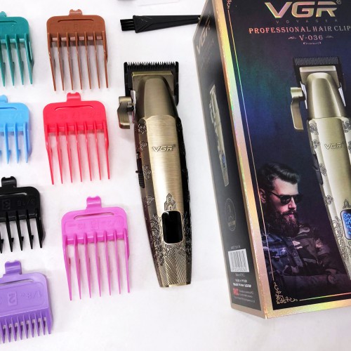 Акумуляторна машинка для стрижки VGR V-036