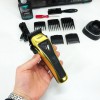 Машинка для стрижки VGR V-015 акумуляторна бездротова професійна 6 насадок