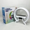 LED Лампа нічник з бездротовою зарядкою та Bluetooth динаміком G-Lite XM-X63, Годинник хамелеон з будильник