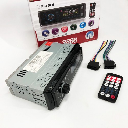 Автомобільна магнітола MP3-3885 ISO 1DIN із сенсорним дисплеєм, Бюджетна автомагнітола 1 din