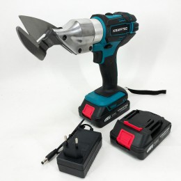 Ножиці акумуляторні по металу в кейсі Krafftec DJS130R, 2 акб 36V/5AP