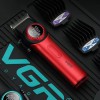 Професійна машинка для стрижки волосся VGR V-001 RED з дисплеєм 9000 об та 10 насадками (1,5-24 мм)