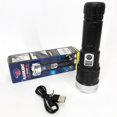 Ліхтар PLD-008 WHITE LASER LED PM10-TG, power bank, Ліхтарик тактичний акумуляторний ручний