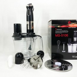 Блендер заглибний багатофункціональний 5-в-1 Domotec MS-5106 800 W, Портативний блендер подрібнювач