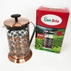 Френч-прес Заварник для чаю Con Brio CB-5180 800мл, Скляний чайник для чаю чайники