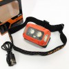 Ліхтар налобний WH-0218-XPG(white+yellow)+SMD(red), Налобний ліхтар для туризму риболовлі та полювання