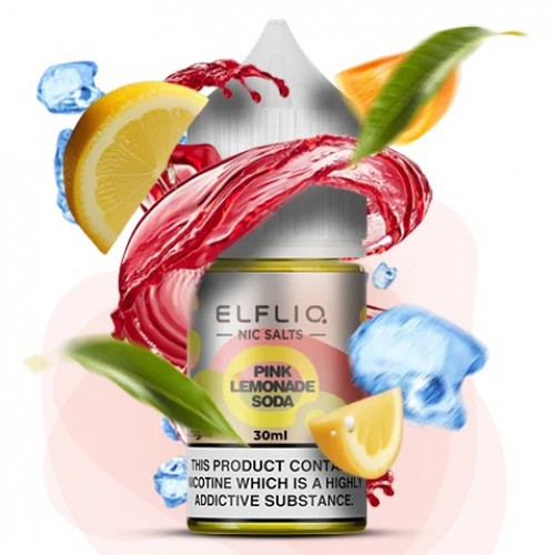 Рідина ELFLIQ 30мл 5%. Рожевий лимонад Сода (Pink Lemonade Soda)