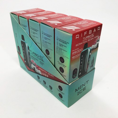 Rif Bar TURBO-X 25000. М'ята (Mint Ice)