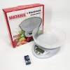 Кухонні електронні ваги з чашею до 5 кг Matarix MX-407, Компактні електронні кухонні ваги